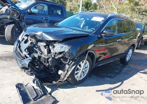 2020 Nissan Rogue Sv Fwd из США, поврежденный, VIN JN8AT2MT6LW010047